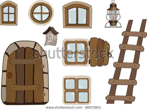 Сказочные окошки для домика