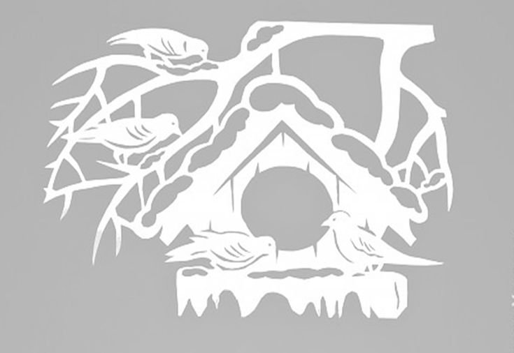 Трафарет "окна"