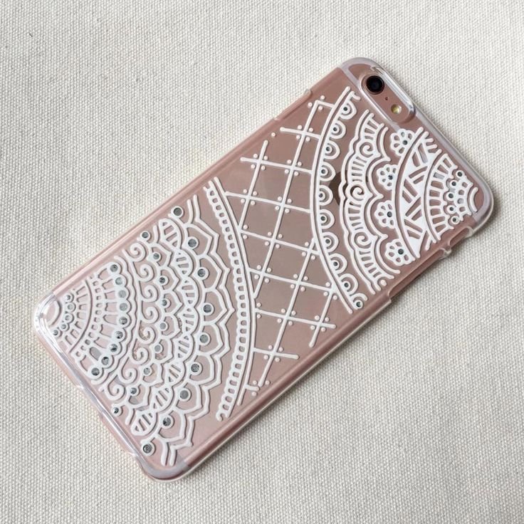 Роспись чехла для телефона