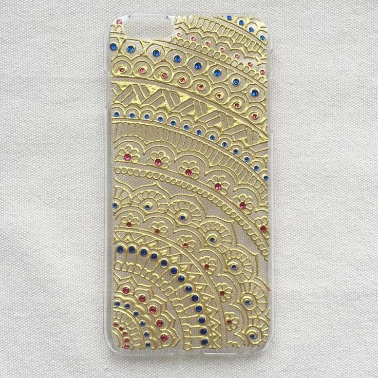 Роспись чехла для телефона