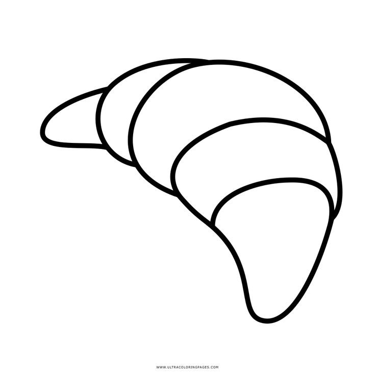 Круассан карандашом