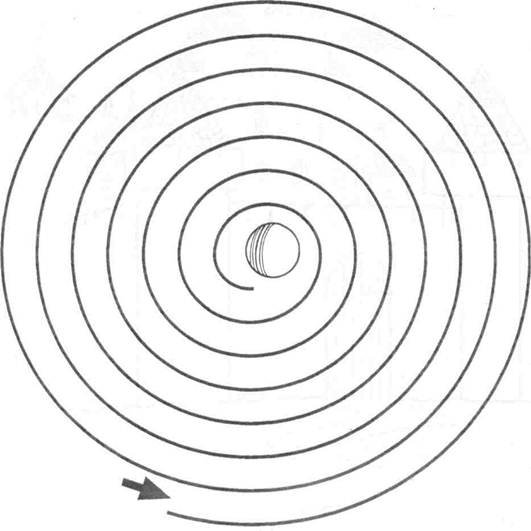 Вырезать спираль из бумаги