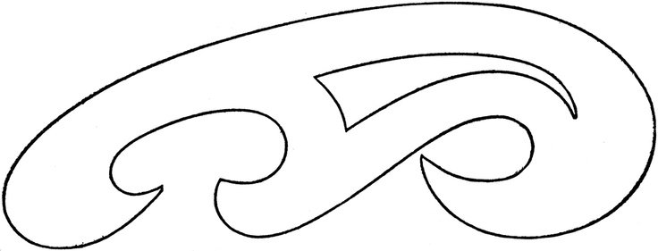 Линейка лекало