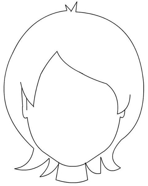 Раскраска дорисуй портрет