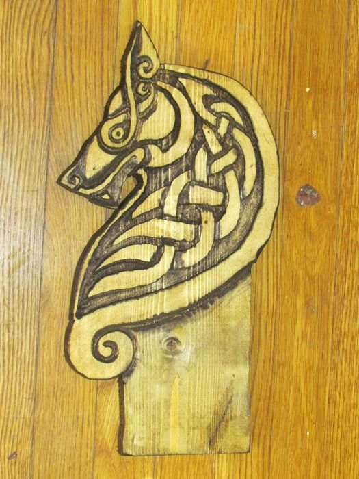 Резьба по дереву Кельтский орнамент