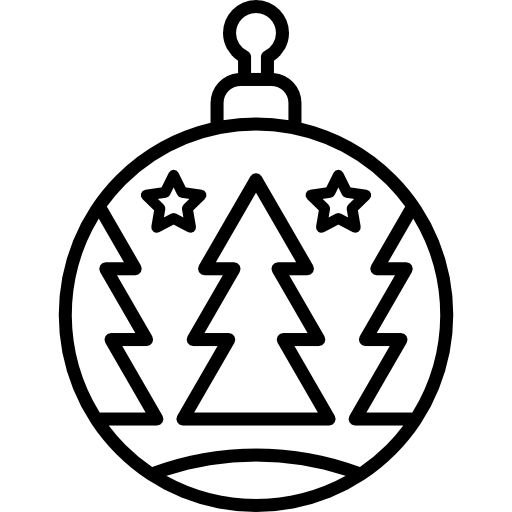 Новогодняя игрушка иконка