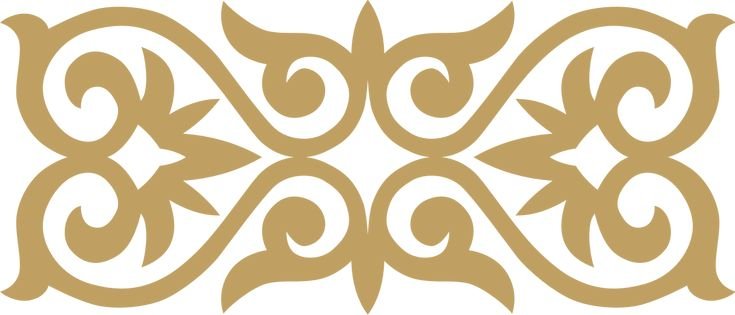Казахский орнамент ою
