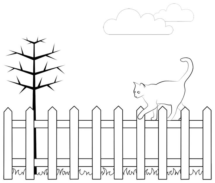 Забор для рисования