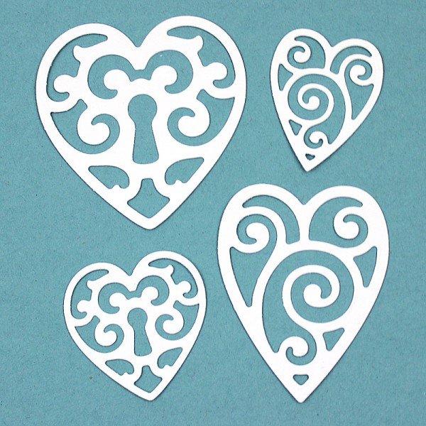 Сердечко ажурное