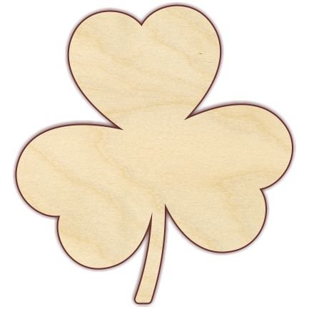 Клевер из фетра