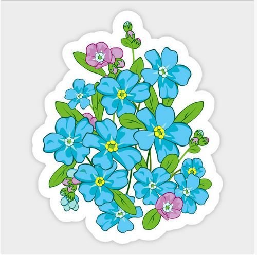 Незабудка для дошкольников