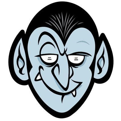 Страшные маски из бумаги