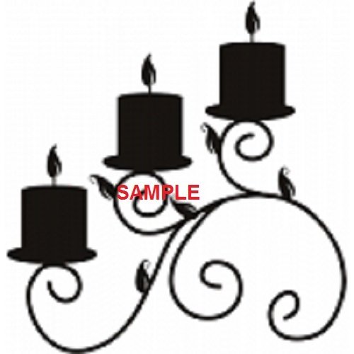 Подсвечник силуэт