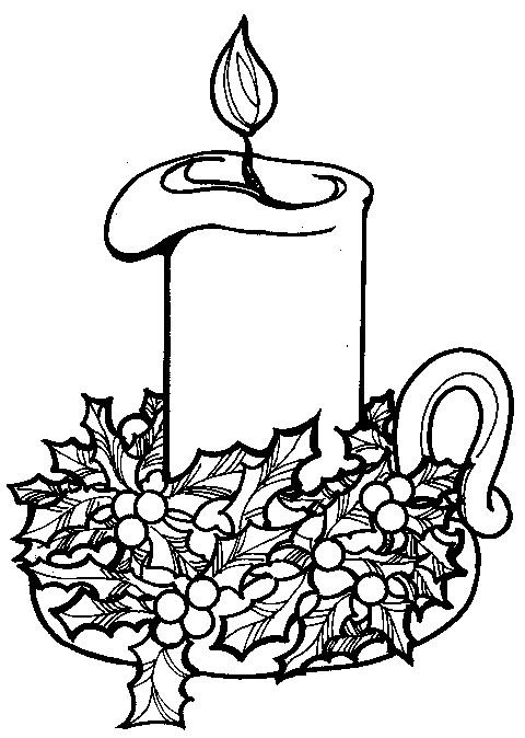 Новогодняя свеча