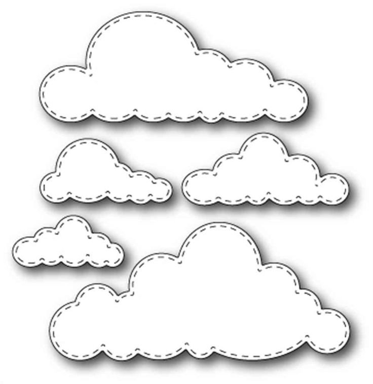Трафарет облака