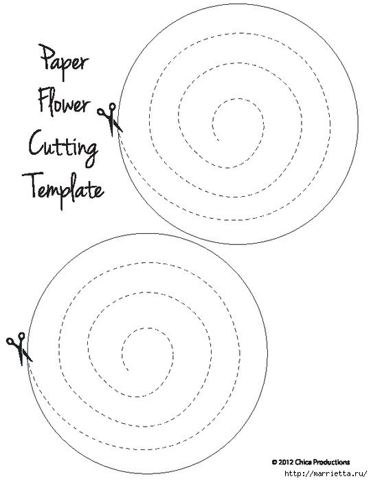 Спираль шаблон