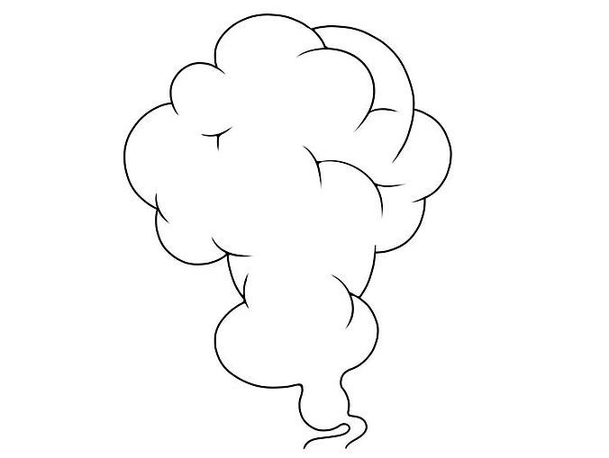 Нарисованный дым