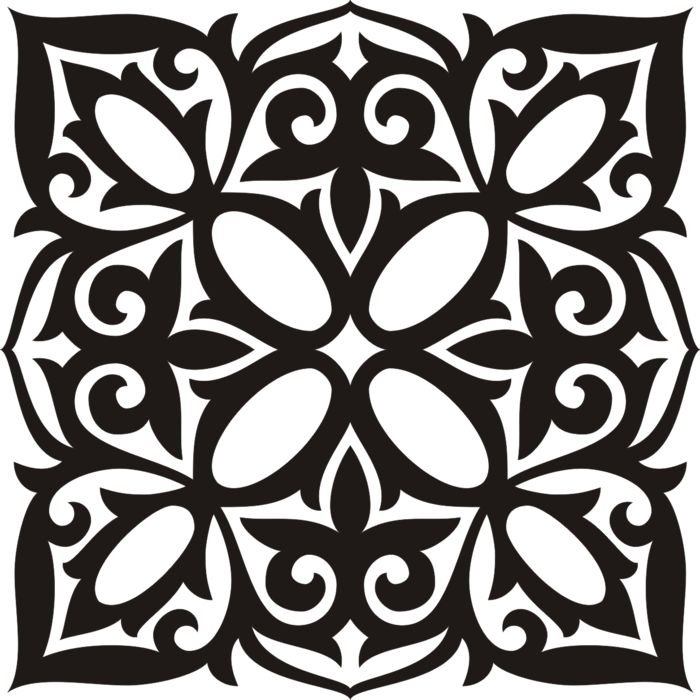 Квадратный орнамент