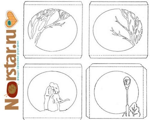 Туннель из бумаги шаблоны