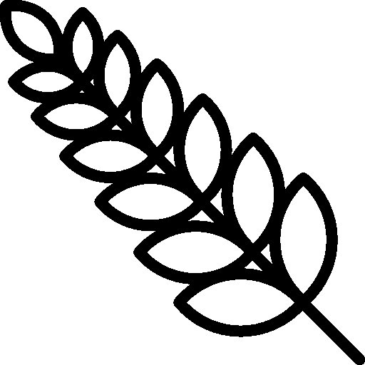 Колосок трафарет