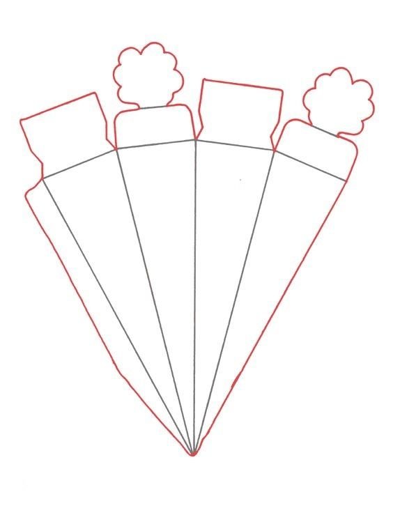 Бонбоньерка развертка