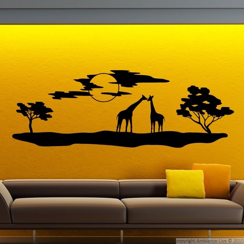 Трафаретные картины на стену