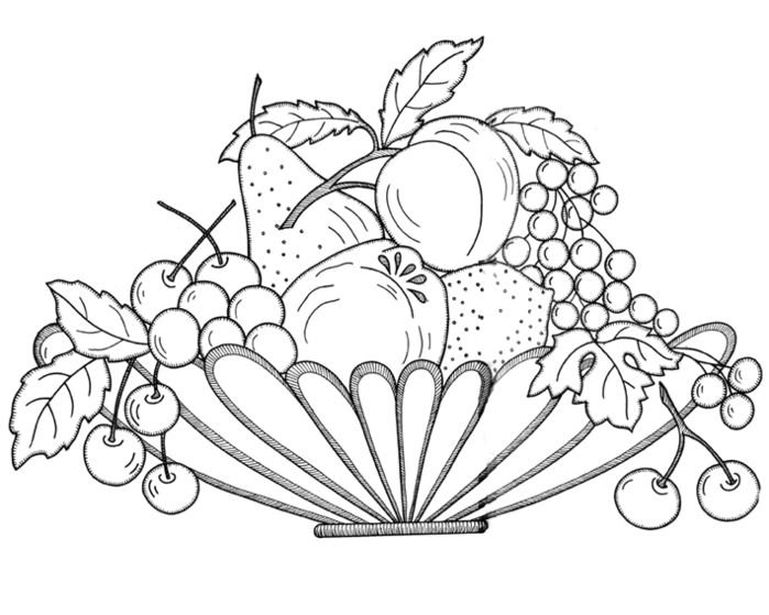 Натюрморт раскраска