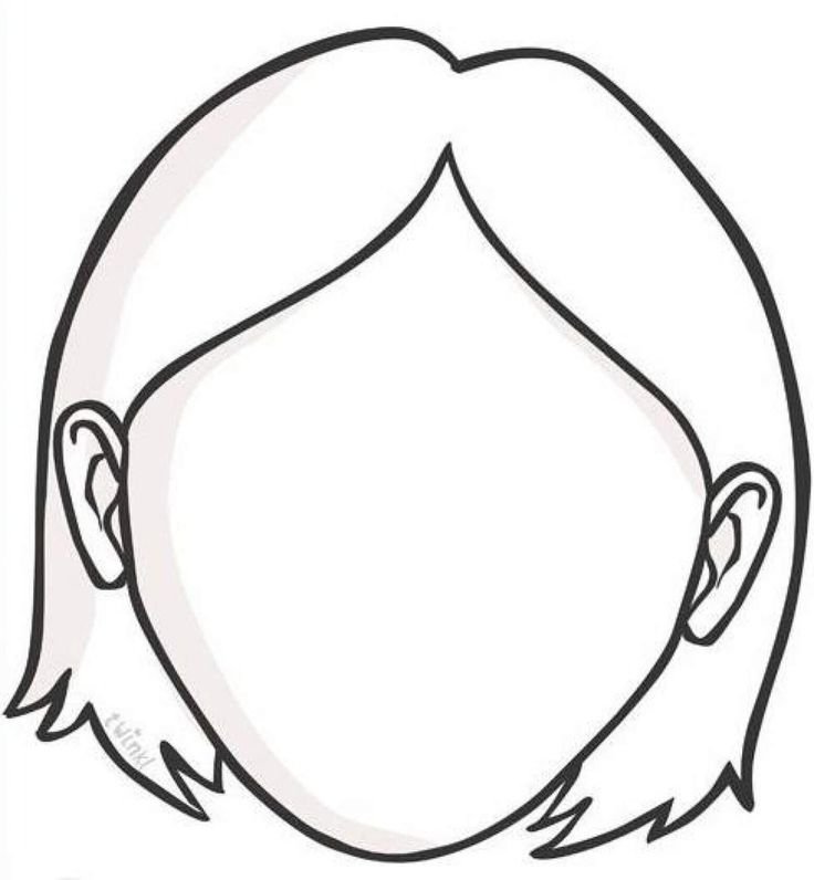 Овал лица для рисования
