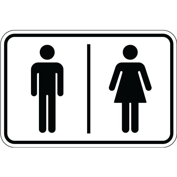 Табличка на дверь туалет