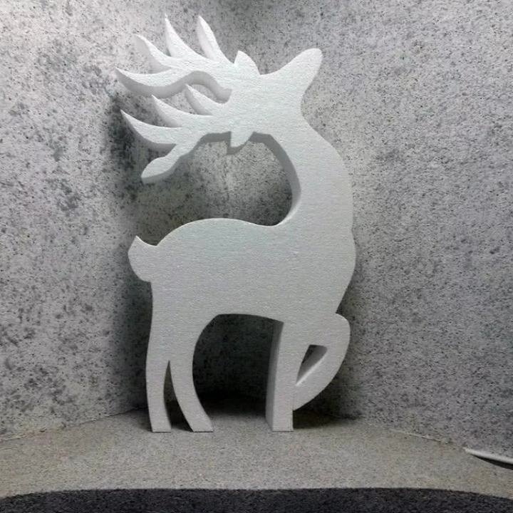 Новогодние фигуры из пенопласта