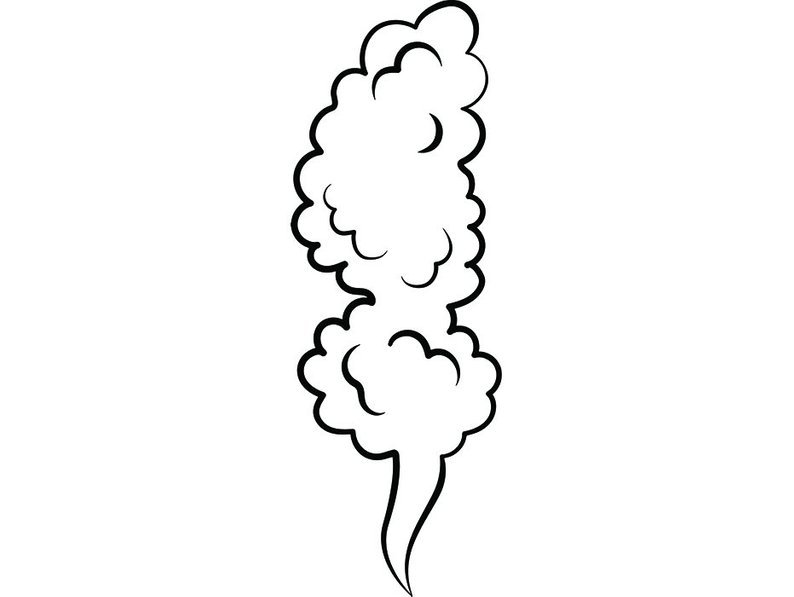 Дымок мультяшный