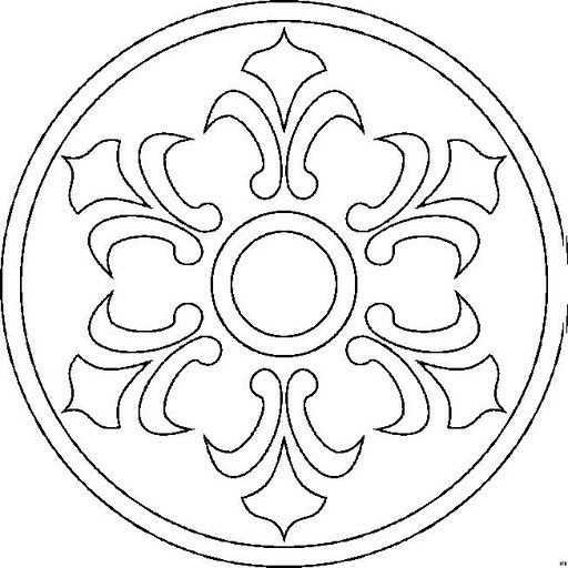 Трафареты для росписи тарелок