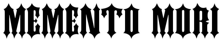 Memento Mori надпись