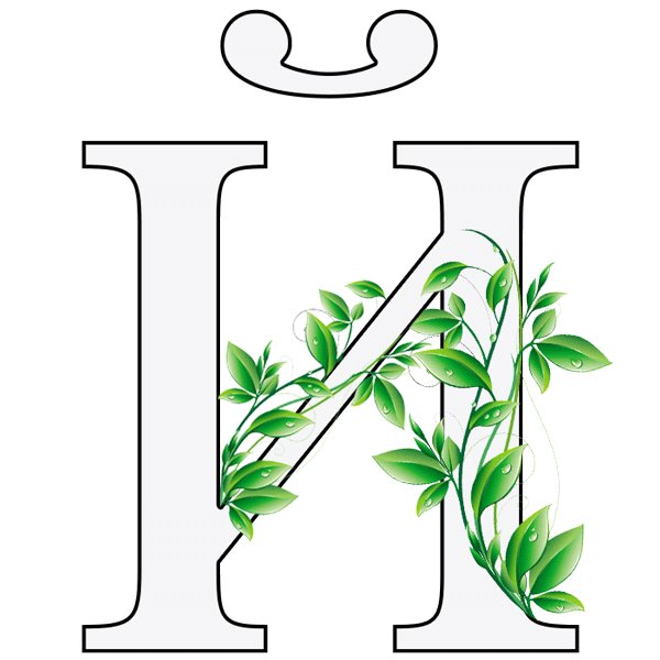 Трафарет букв