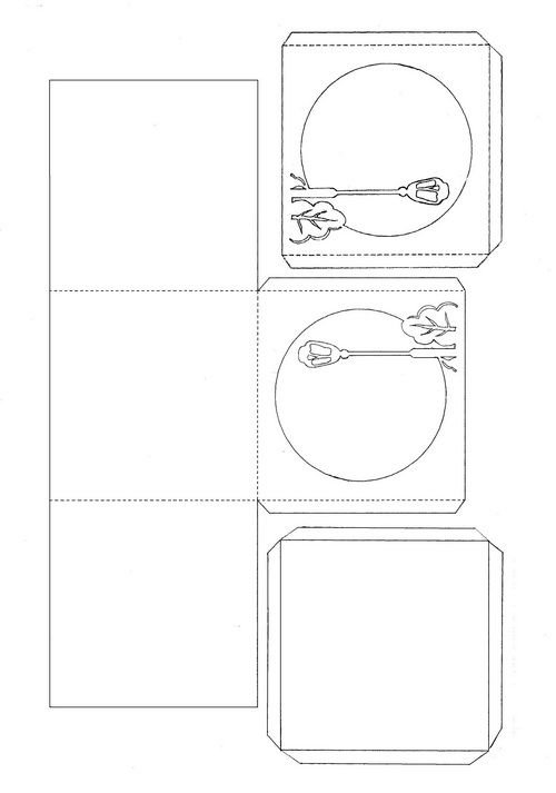 Куб туннель шаблоны для печати