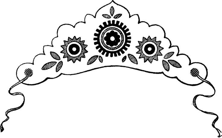 Выкройка диадемы кокошника