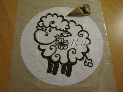 Трафареты для рисования шоколадом