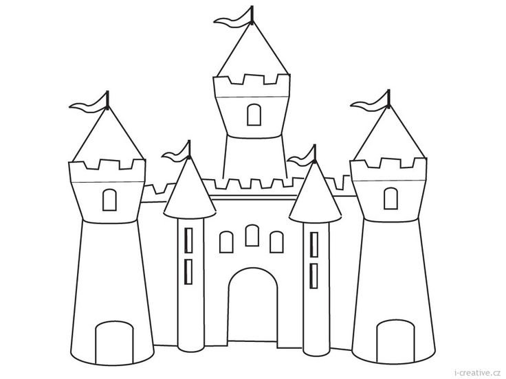 Замок рисунок карандашом