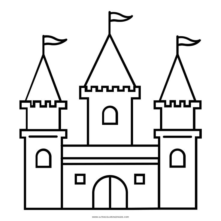 Замок трафарет