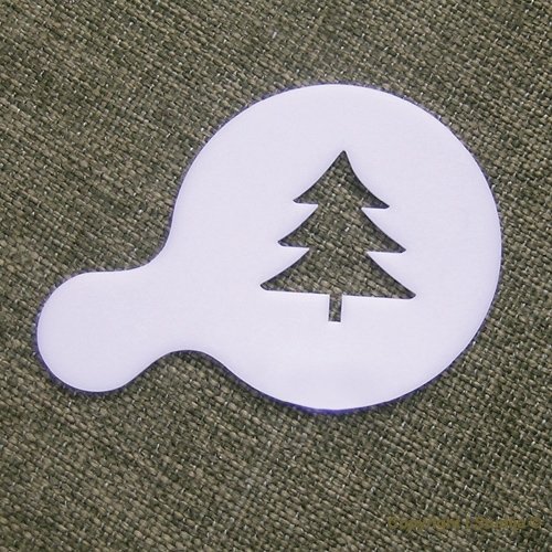 Трафарет для посыпки торта