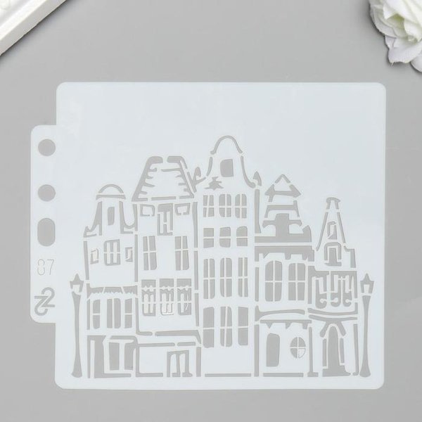 Вт-14 трафарет а5 'черепица'