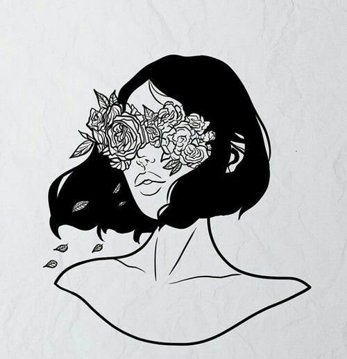 Рисунок белым на черном