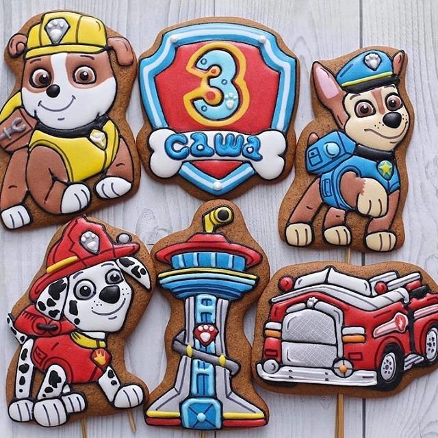 Пряник башня Щенячий патруль
