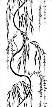 Ива в японском стиле