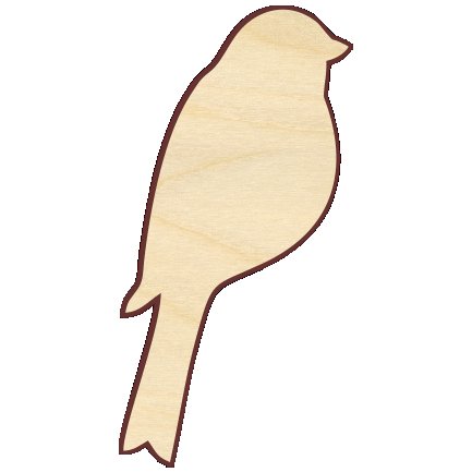 Птица из фанеры