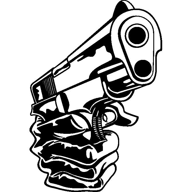 Пистолет эскиз