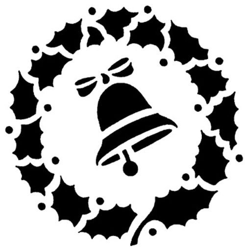 Трафареты для искусственного снега на окна