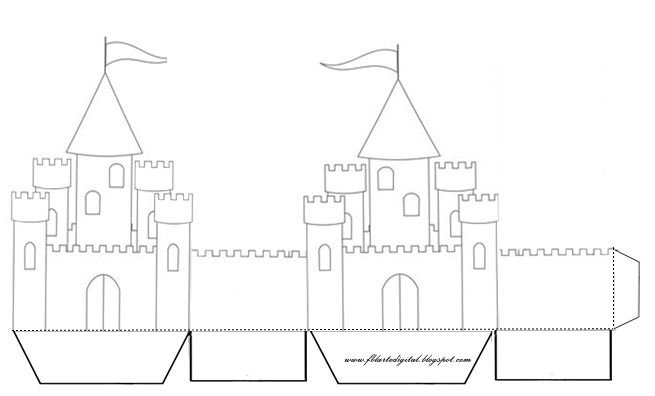 Замок развертка для склеивания