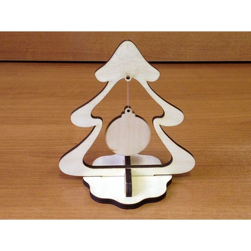 Новогодние шары из фанеры