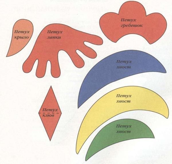 Хвост петуха для костюма